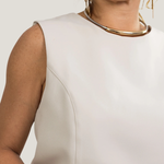 Blusa Lara Cross Cinza