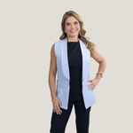 Colete Alongado Valentina Azul