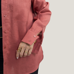 Camisa Lora Linho Coral