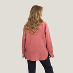 Camisa Lora Linho Coral