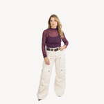 Blusa Leni Ameixa