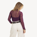 Blusa Leni Ameixa