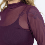 Blusa Leni Ameixa