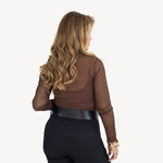 Blusa Leni Marrom