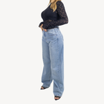 Calça Jeans Barrel Monique