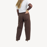 Calça Jeans Barrel Marrom Karen