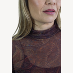 Blusa Tule Estampada Sasha