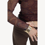 Blusa Tule Estampada Sasha