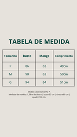 Blusa Manga Tule Preta Camila 