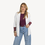 Blusa Manga Tule Ameixa Camila 