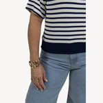 Blusa Helena  Azul Marinho