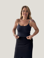 Regata Cropped Iza Preta