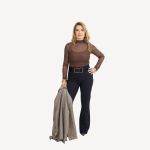 Cinto Largo Feminino em Couro Preto