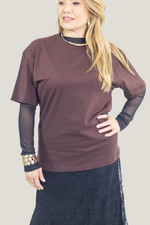 T-Shirt Brenda Marrom