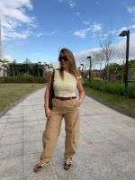Calça Eva Caqui