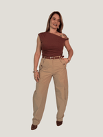 Blusa Aila Marrom