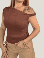 Blusa Aila Marrom