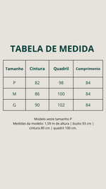 Saia Estela Preta 