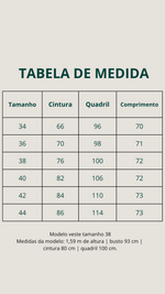 Bermuda Jeans Ágata  Alongada