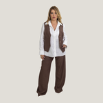 Conjunto Vitta Risca Marrom