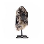 Ponta Cristal Quartzo Fumê | Pedra Natural em Pedestal