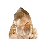 Ponta Cristal Quartzo Fumê em Drusa Cristal de Quartzo