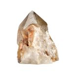 Ponta Cristal Quartzo Fumê em Drusa Cristal de Quartzo