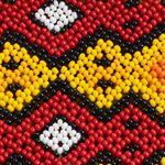 Pulseira de Miçangas Arte Indígena Etnia Kamayurá do Xingu