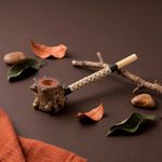 Cachimbo Indígena de Angico | Etnia Fulni-ô | Peça Decorativa