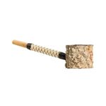 Cachimbo Indígena de Angico | Etnia Fulni-ô | Peça Decorativa