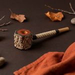 Cachimbo Indígena de Angico | Etnia Fulni-ô | Peça Decorativa
