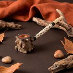 Cachimbo Indígena de Angico | Etnia Fulni-ô | Peça Decorativa