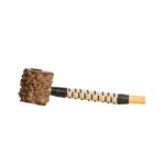 Cachimbo Indígena de Angico | Etnia Fulni-ô | Peça Decorativa