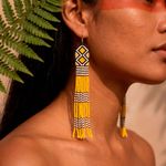 Brinco de Miçangas | Etnia Kamayurá