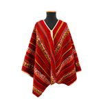 Poncho Peruano Tradicional de Lã