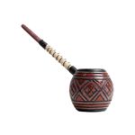 Cachimbo Indígena Madeira Roxinho | Chanduka Etnia Fulni-ô