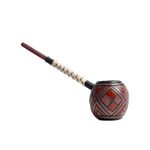 Cachimbo Indígena Madeira Roxinho | Chanduka Etnia Fulni-ô