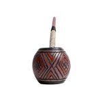 Cachimbo Indígena Madeira Roxinho | Chanduka Etnia Fulni-ô