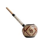 Cachimbo Indígena Feijão Bravo | Chanduka | Etnia Fulni-ô