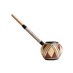 Cachimbo Indígena Feijão Bravo | Chanduka | Etnia Fulni-ô