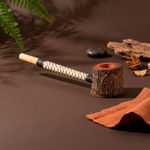 Cachimbo de Jurema Preta Etnia Fulni-ô Peça Decorativa