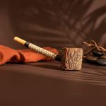 Cachimbo de Jurema Preta Etnia Indígena Fulni-ô Peça Decorativa