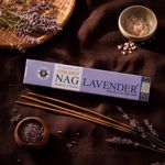 Incenso Indiano Golden Nag Lavanda | Vijayshree