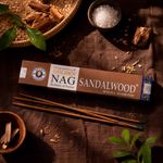 Incenso Indiano Golden Nag Sândalo | Vijayshree