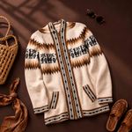 Blusa Tradicional Peruana em Lã