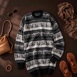 Blusa Tradicional Peruana em Lã