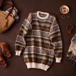 Blusa Tradicional Peruana em Lã