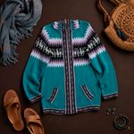 Blusa Tradicional Peruana em Lã