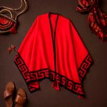 Poncho Peruano Tradicional de Lã
