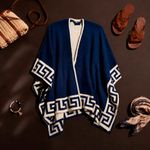 Poncho Peruano Tradicional de Lã